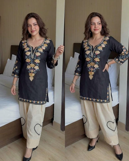 Gul Kasmiri Embroidery Farshi Set