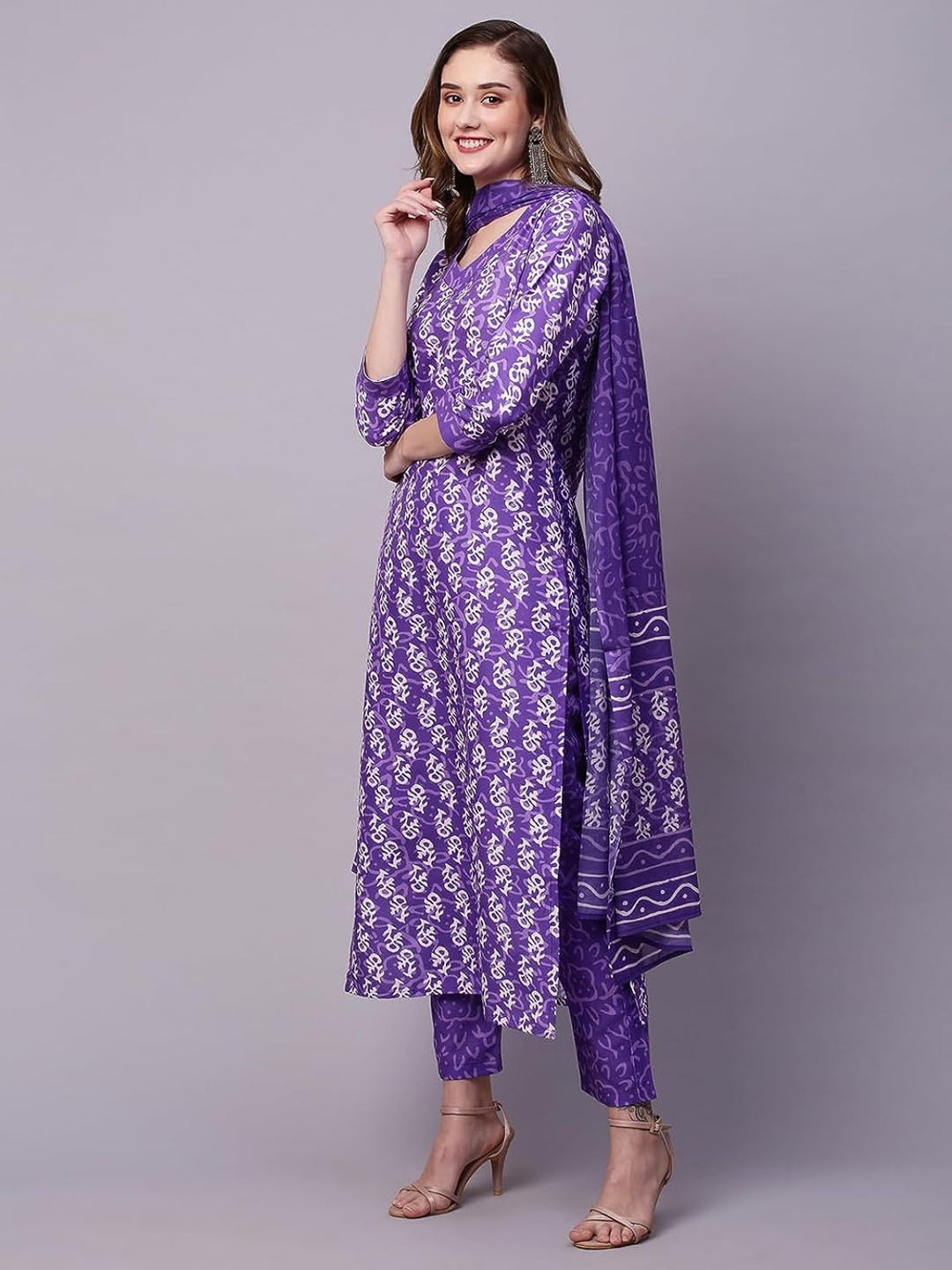 Trending  Purple Kurta Set