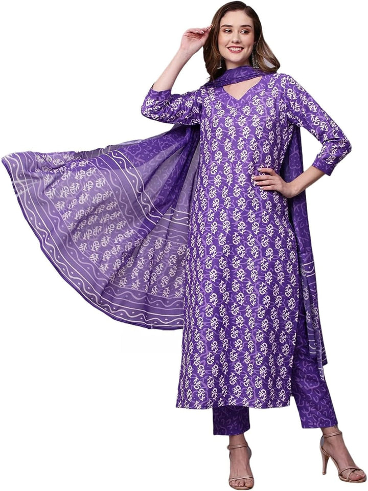 Trending  Purple Kurta Set