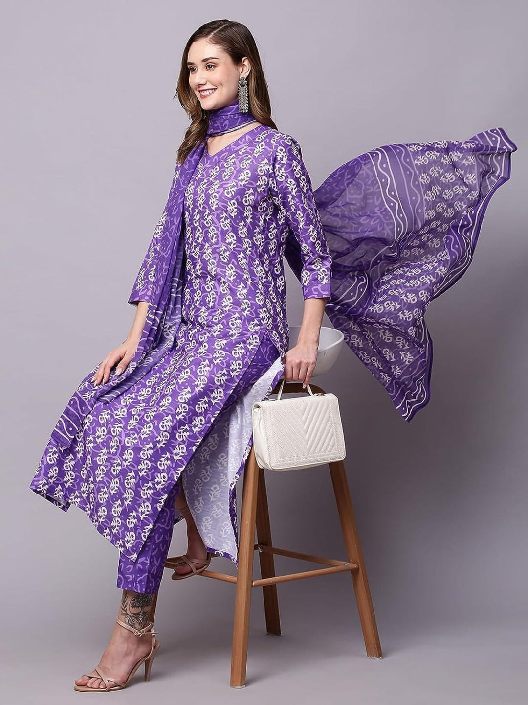 Trending  Purple Kurta Set