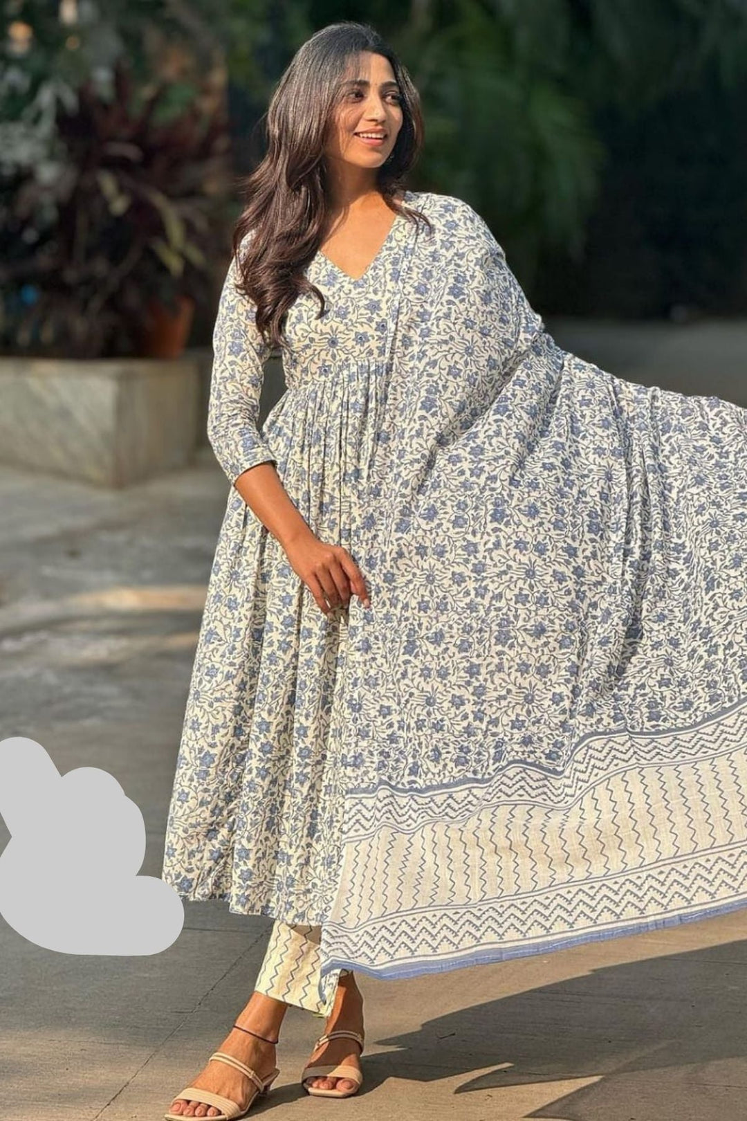 Anarkali Flaired Set