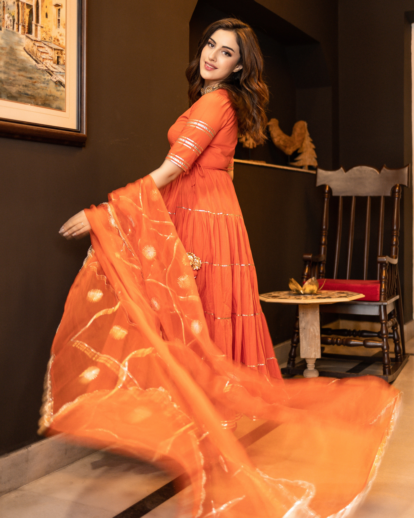 Sparkling Gotapatti Suit Set