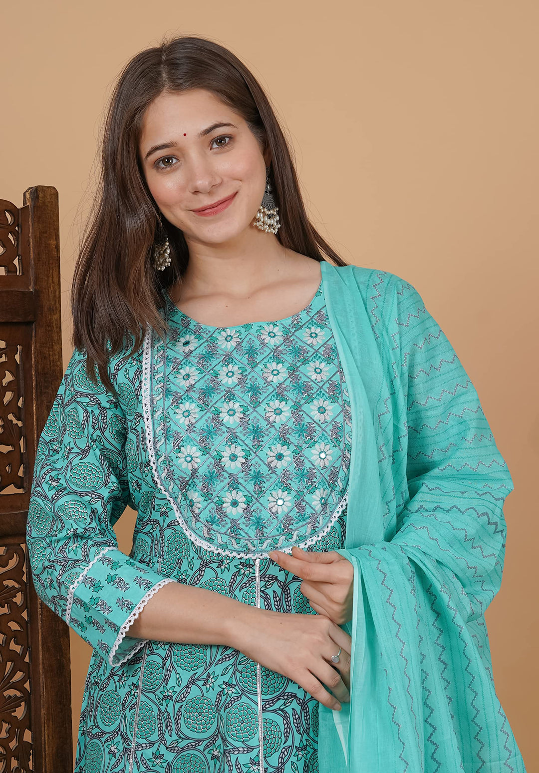 Phoolwatti Cotton Anarkali Set