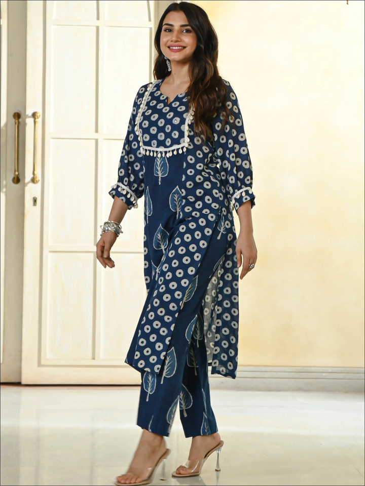 Indigo Cotton Trendy Set