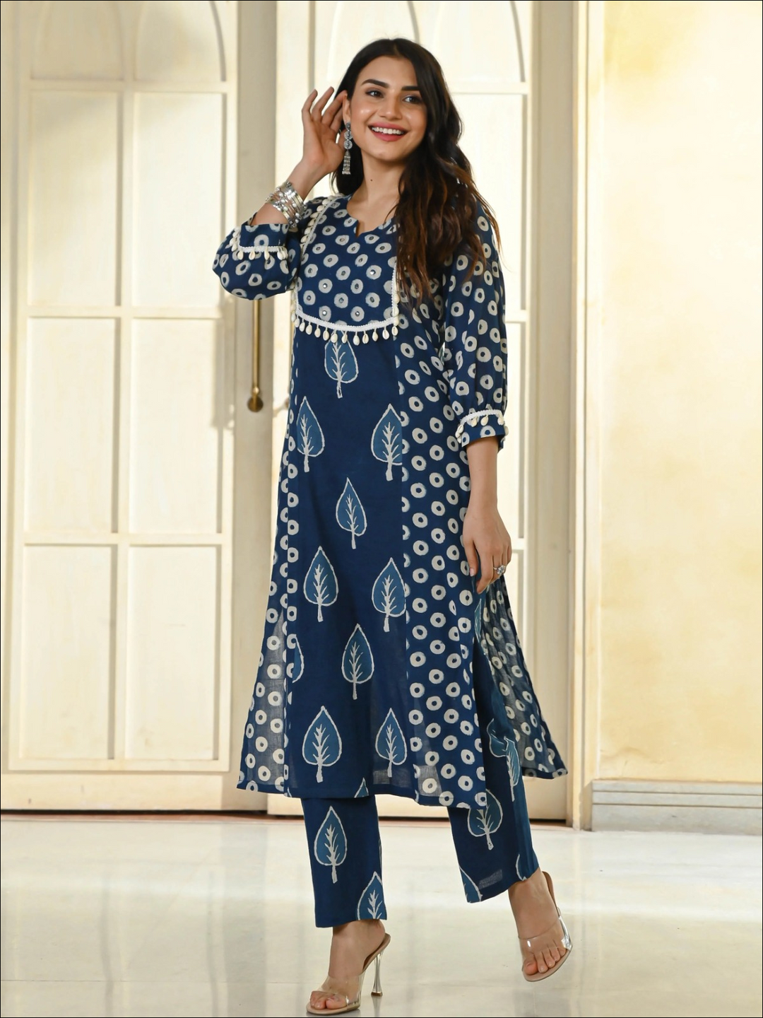 Indigo Cotton Trendy Set