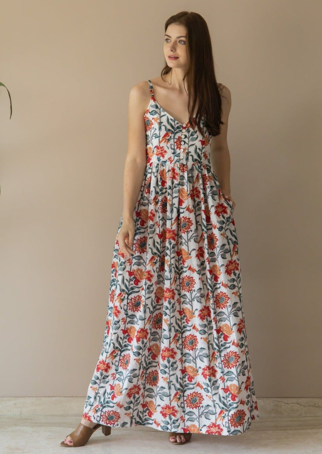 Sunflower Maxi Dress