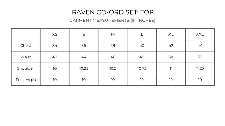 Raven Co-ord set