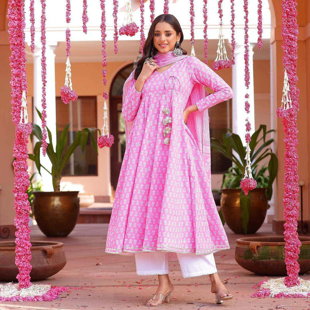 ANARKALI ANGHRAKHA SUIT SET