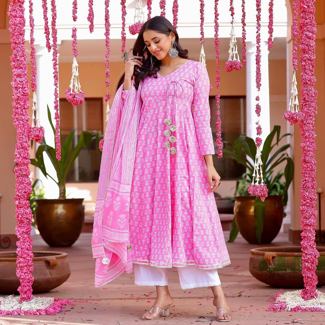 ANARKALI ANGHRAKHA SUIT SET