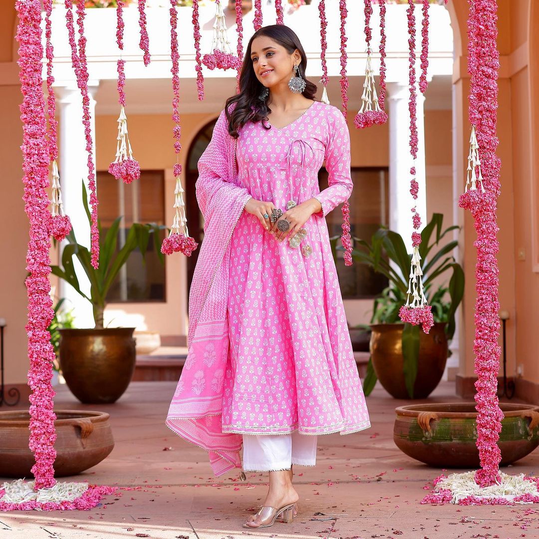 ANARKALI ANGHRAKHA SUIT SET