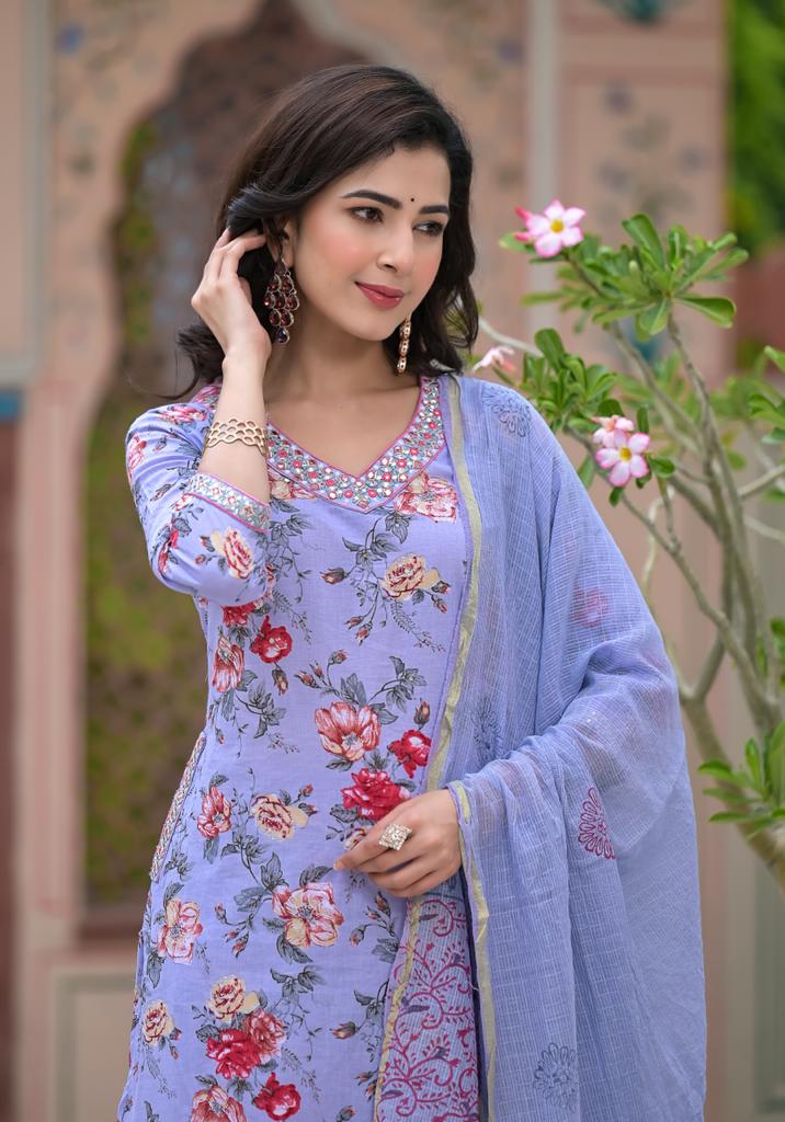 Malhar Cotton Afghani suit Set