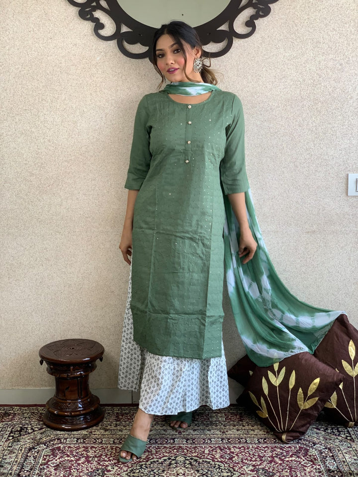 Beautiful Straight Rayon Kurtis Set