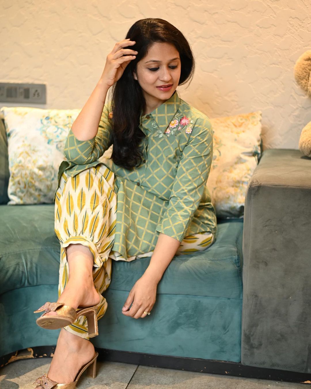 Jasmine Patiyala Kurta Pant Set