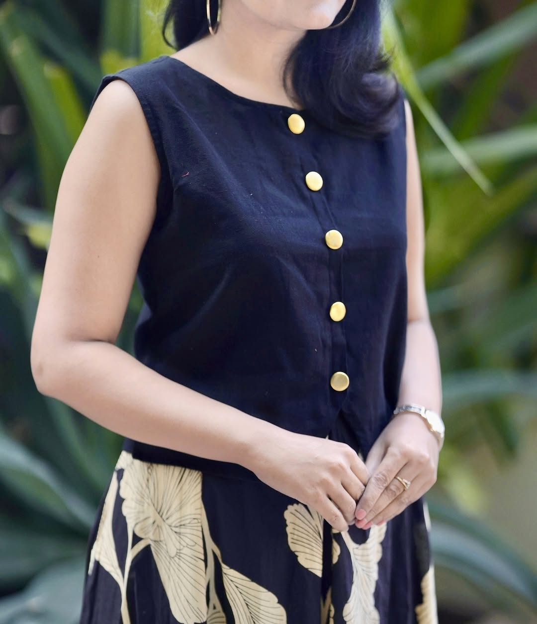 Modern Indo-Western Two-Piece Skirt Set