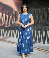 Elegant Indigo Ethnic Co-Ord Set