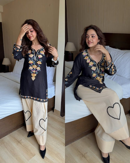 Gul Kasmiri Embroidery Farshi Set