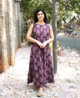 Plum Blossom Ethnic Co-Ord Set