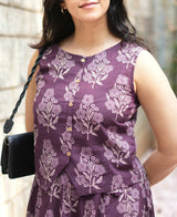 Plum Blossom Ethnic Co-Ord Set