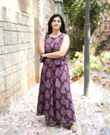 Plum Blossom Ethnic Co-Ord Set