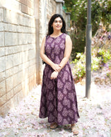 Plum Blossom Ethnic Co-Ord Set